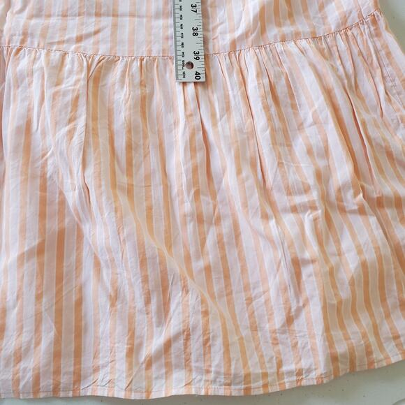 LOFT Dress Womens 2XL Striped Midi Summer Pockets Modal Casual Flowy Lightweight - Picture 5 of 11